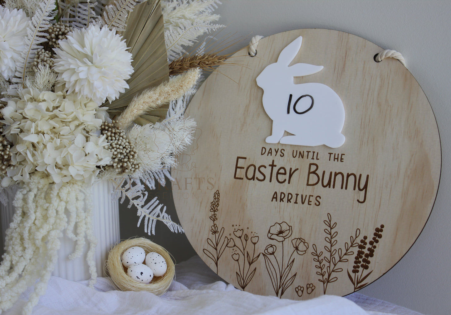 Easter Countdown Plaque