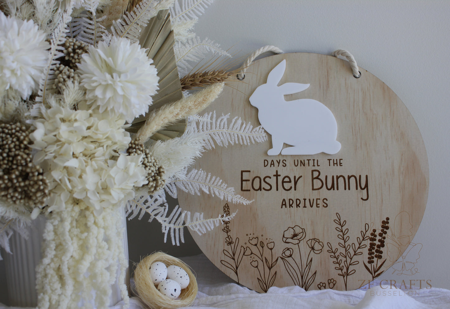 Easter Countdown Plaque