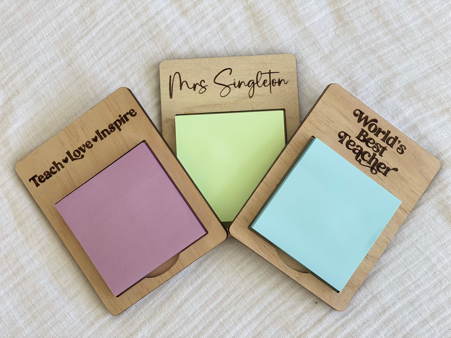 Teacher Sticky Note Holders