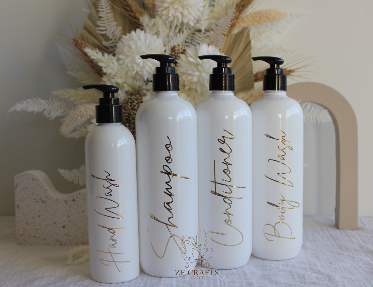 Reusable Bathroom Bottle Sets (500ml)