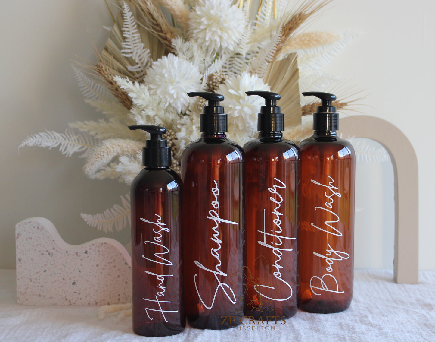 Reusable Bathroom Bottle Sets (500ml)