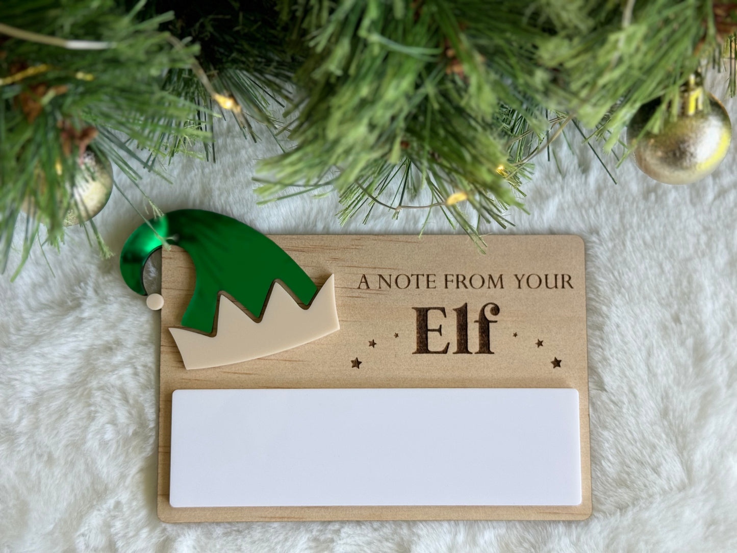 Santa/Elf Note Plaque