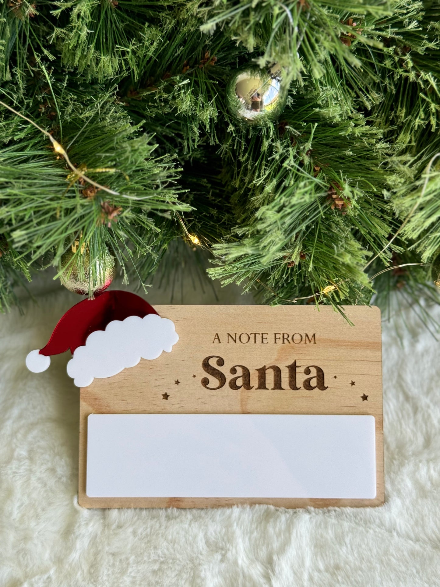 Santa/Elf Note Plaque