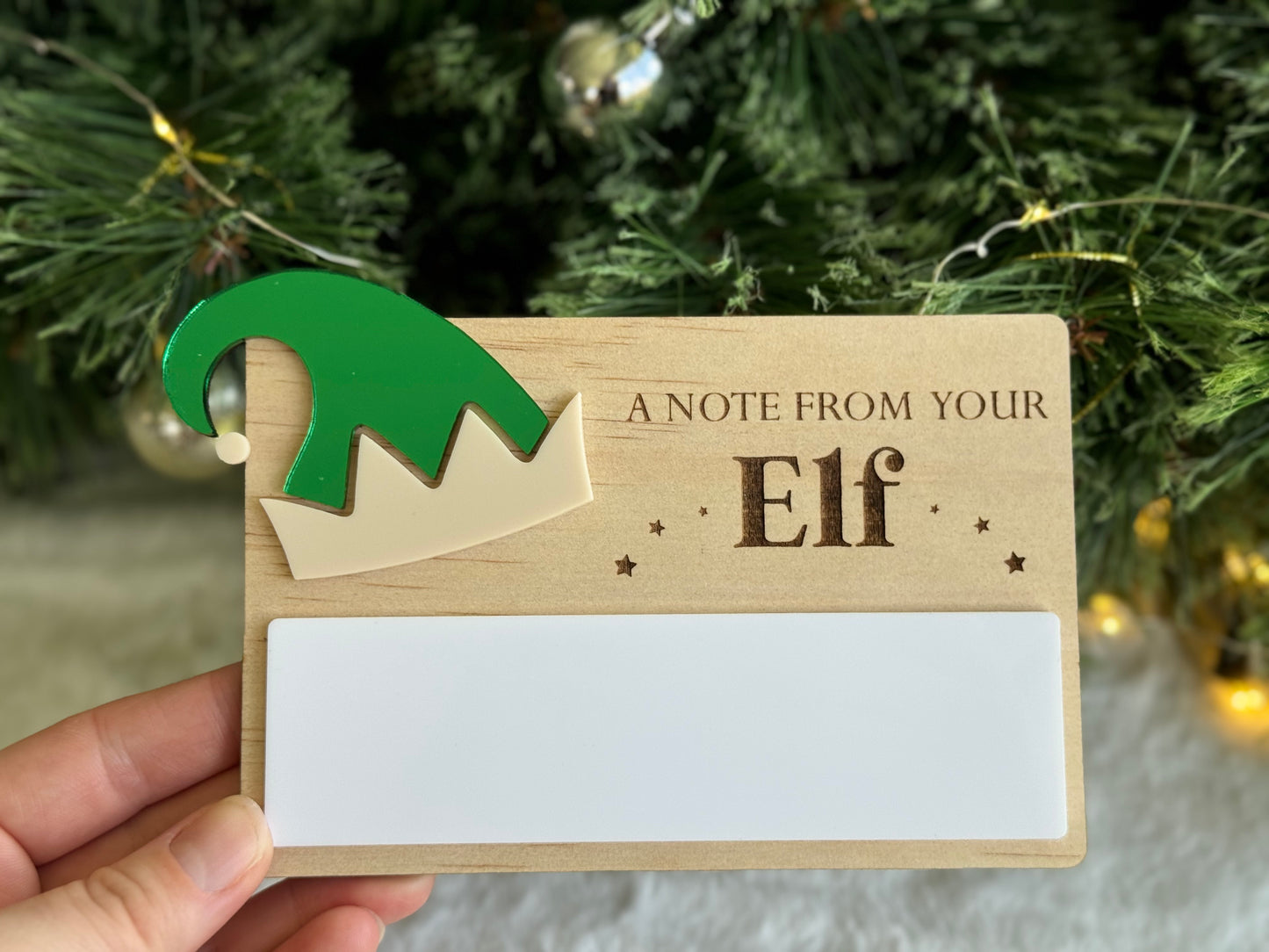 Santa/Elf Note Plaque