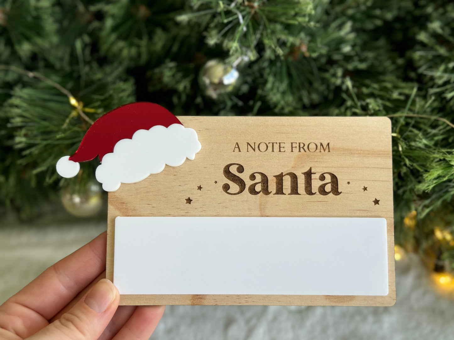 Santa/Elf Note Plaque