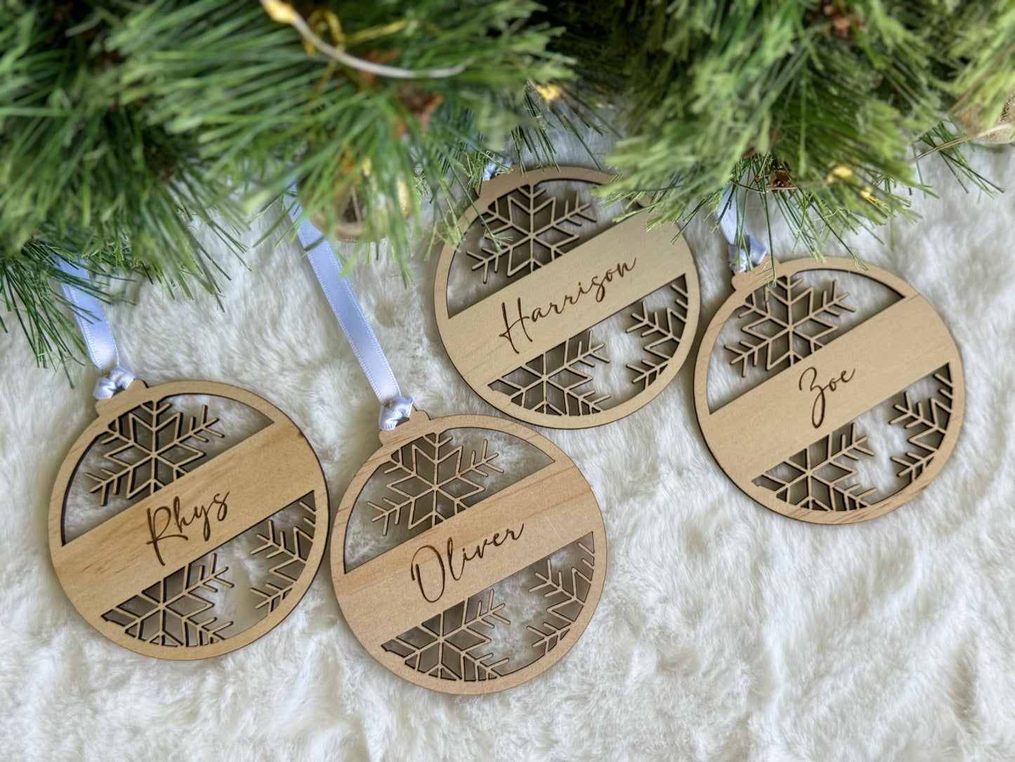 Snowflake Name Ornament