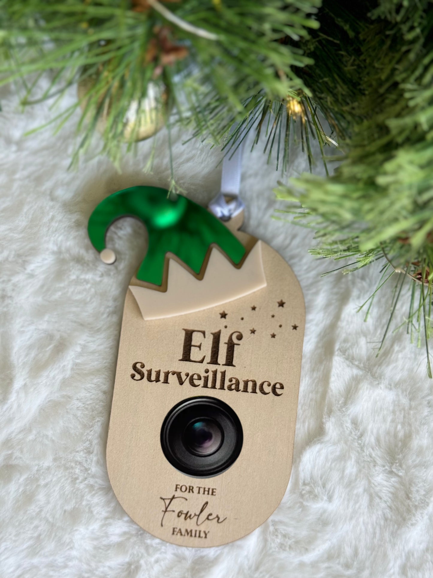 Santa/Elf Camera Ornament