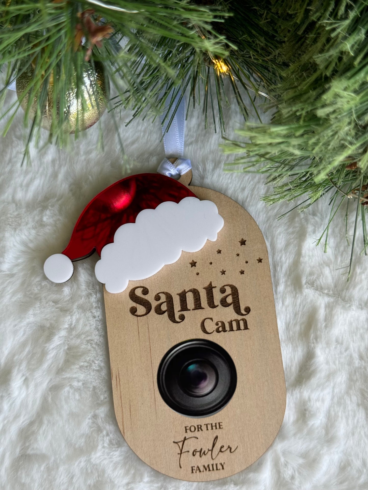 Santa/Elf Camera Ornament