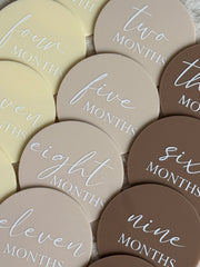 Acrylic Milestone Set - Neutral