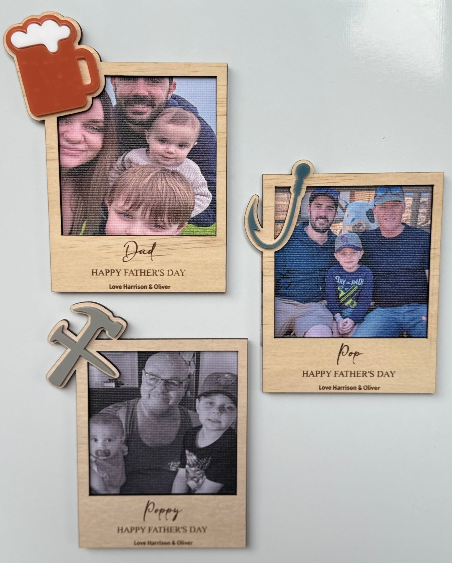 Father's Day Photo Magnets