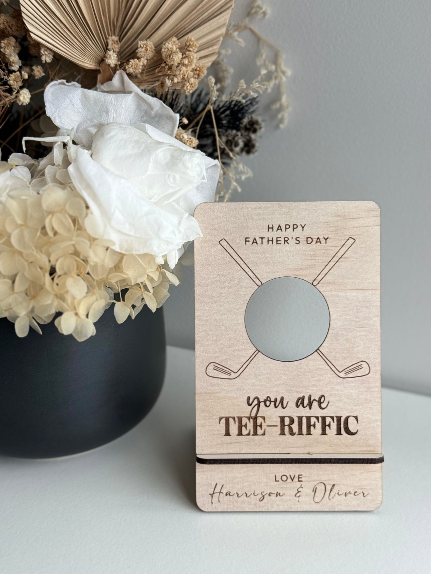 Father's Day Custom Golf Ball with Stand