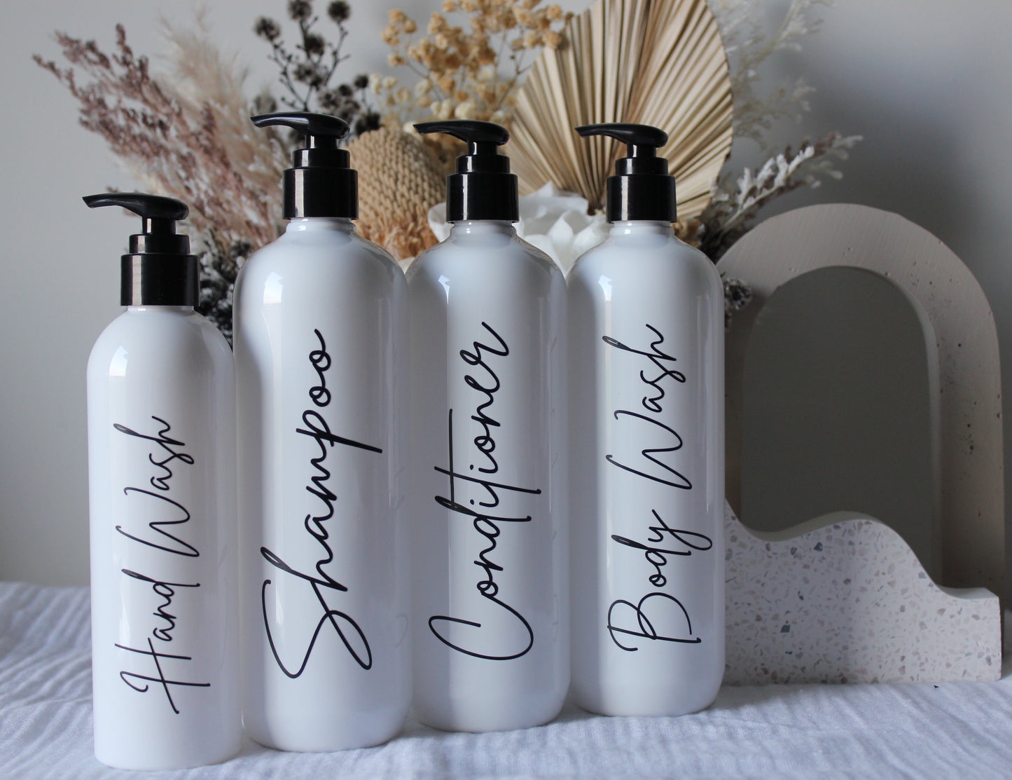 Reusable Bathroom Bottle Sets (500ml)