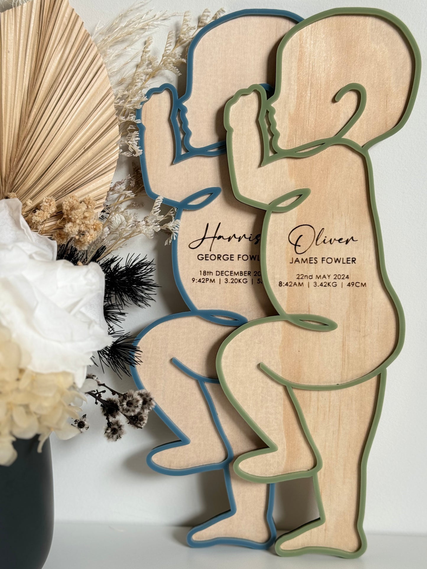 Baby Birth Stat Plaque