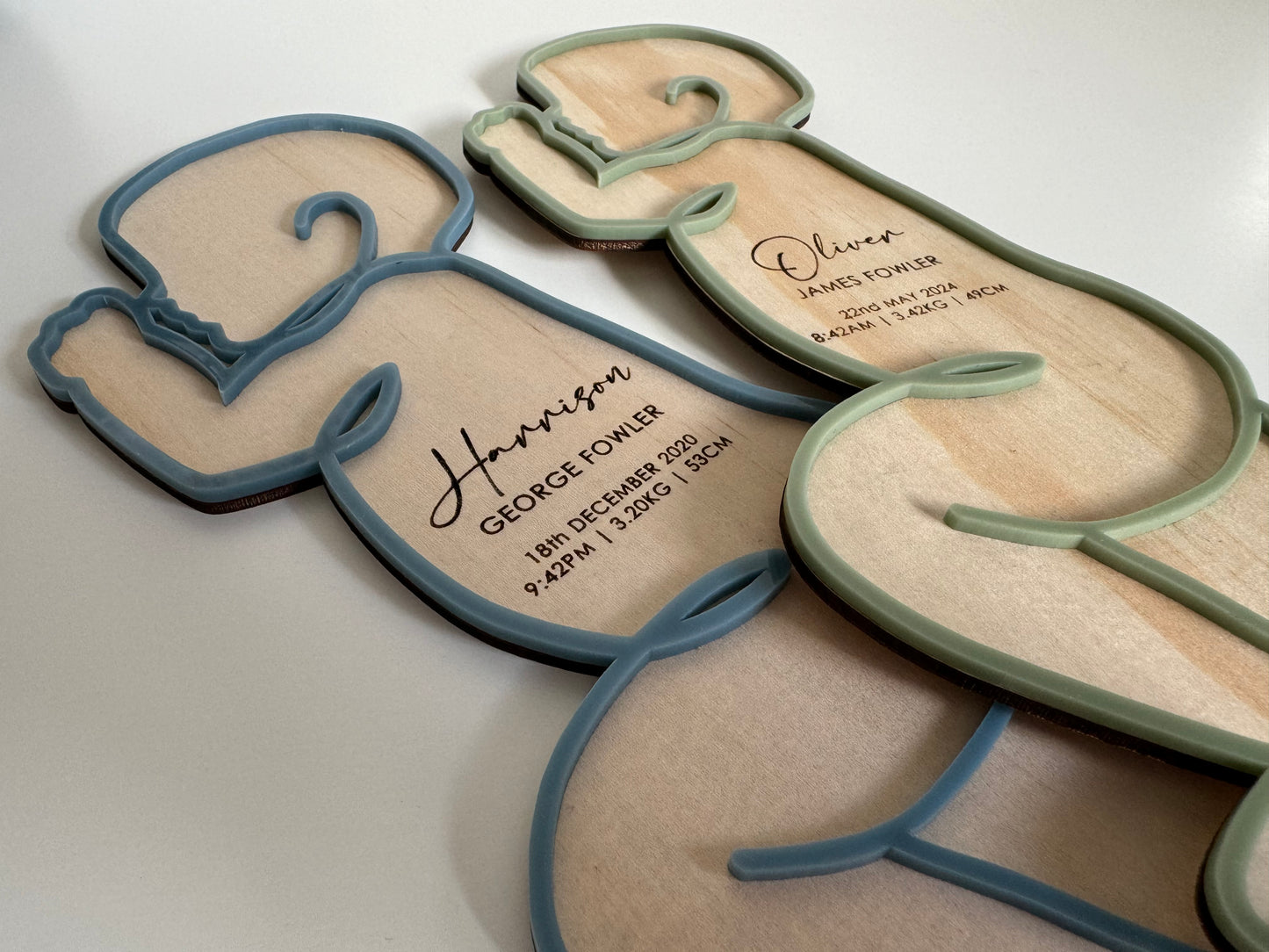 Baby Birth Stat Plaque
