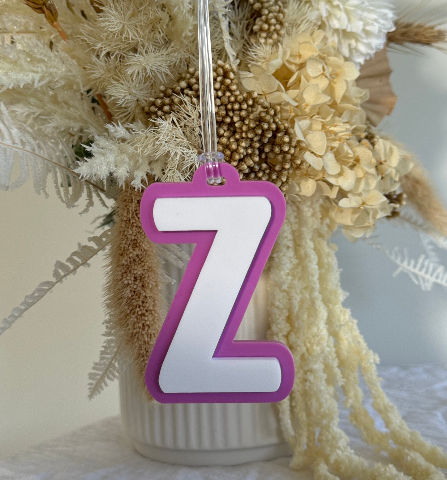 Dual Layer Initial Bag Tag