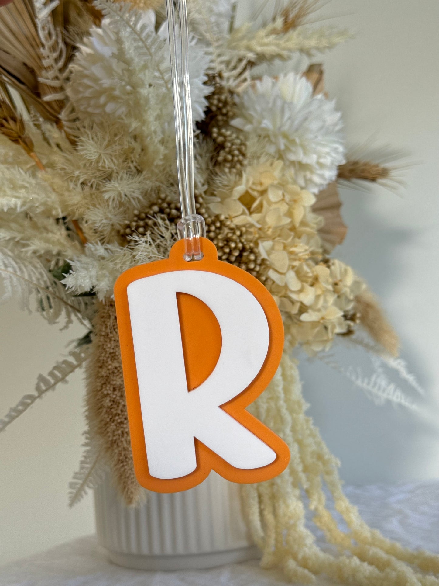 Dual Layer Initial Bag Tag