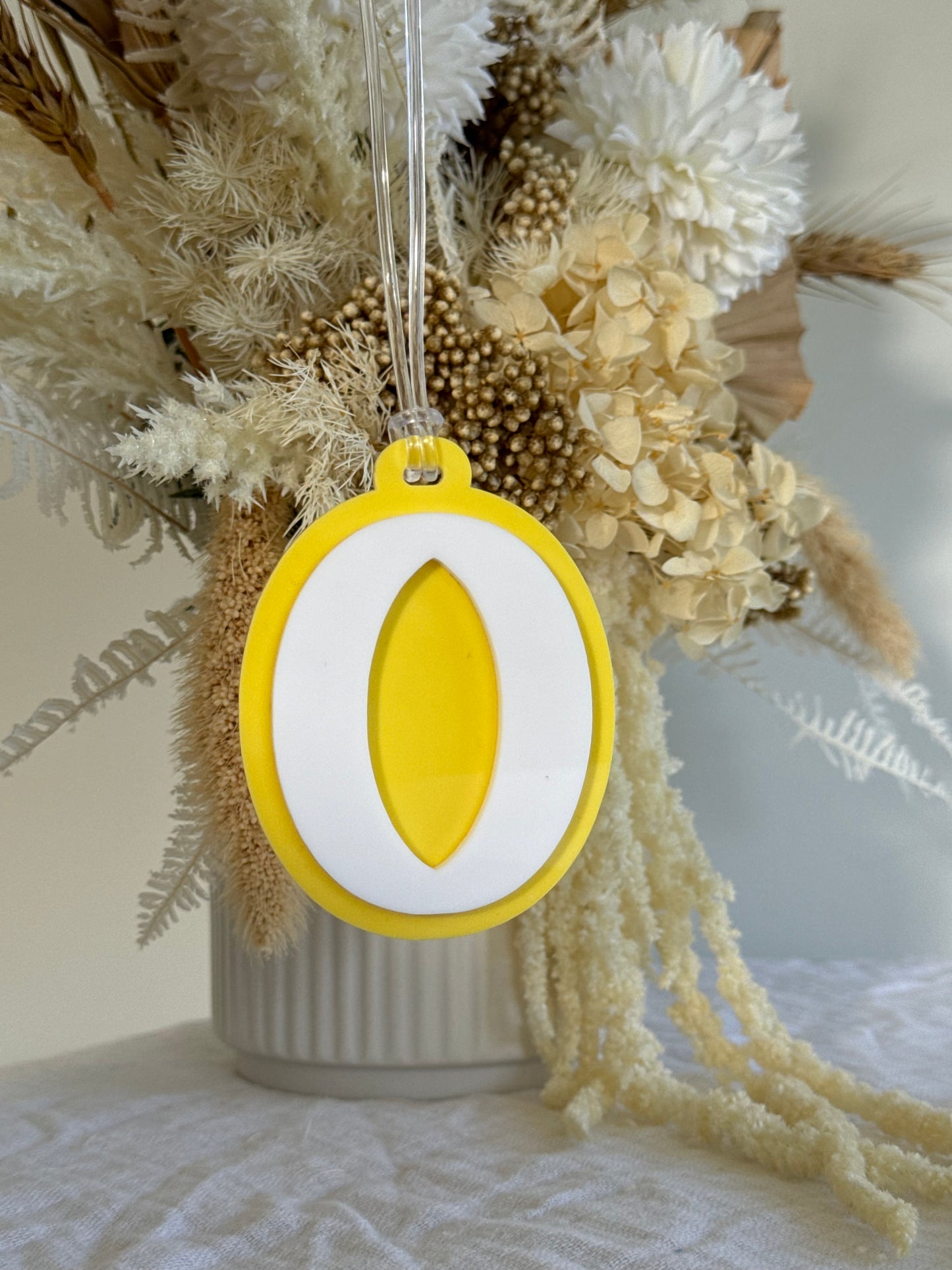 Dual Layer Initial Bag Tag
