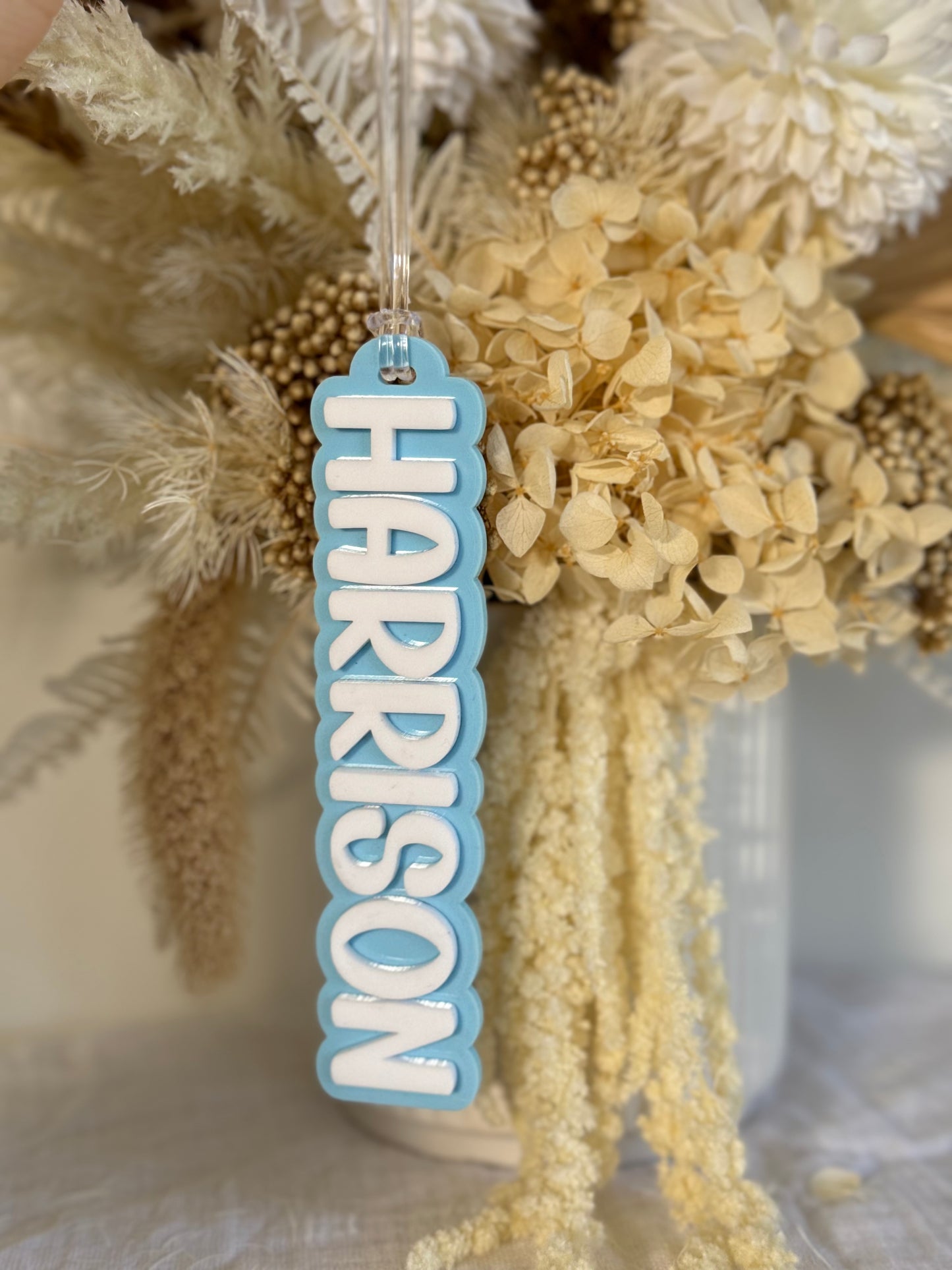 Dual Layer Name Bag Tag