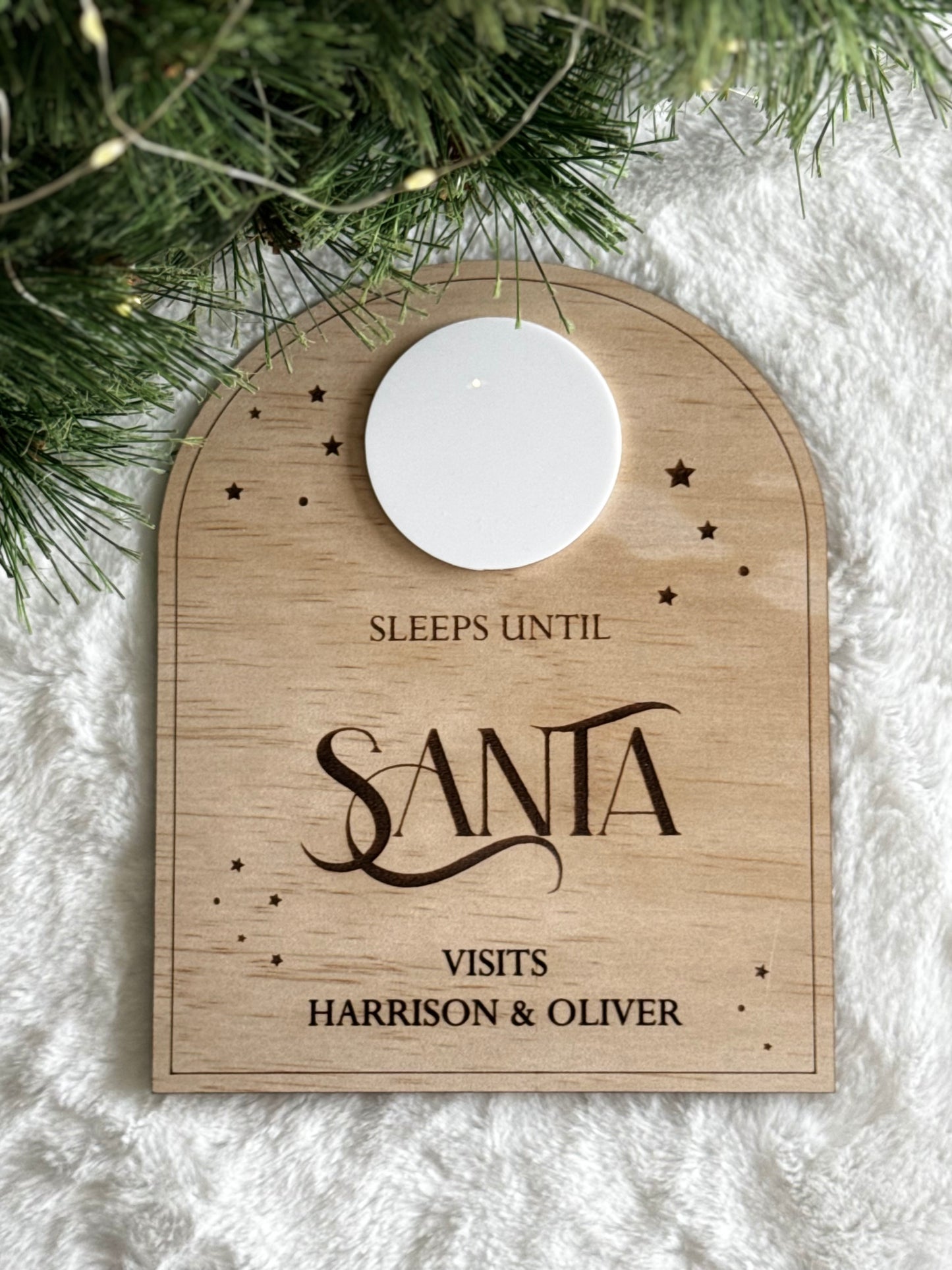 Christmas Countdown Plaque