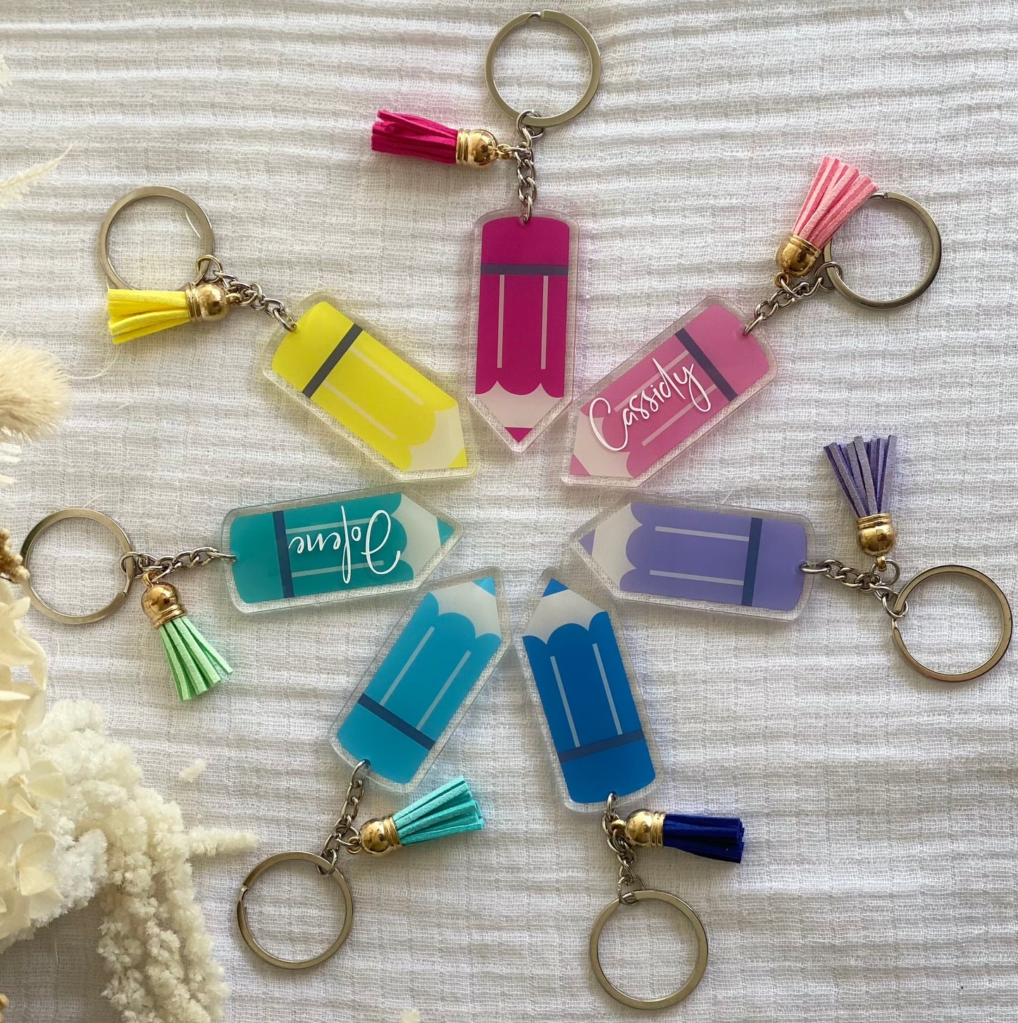 Pencil Keyrings