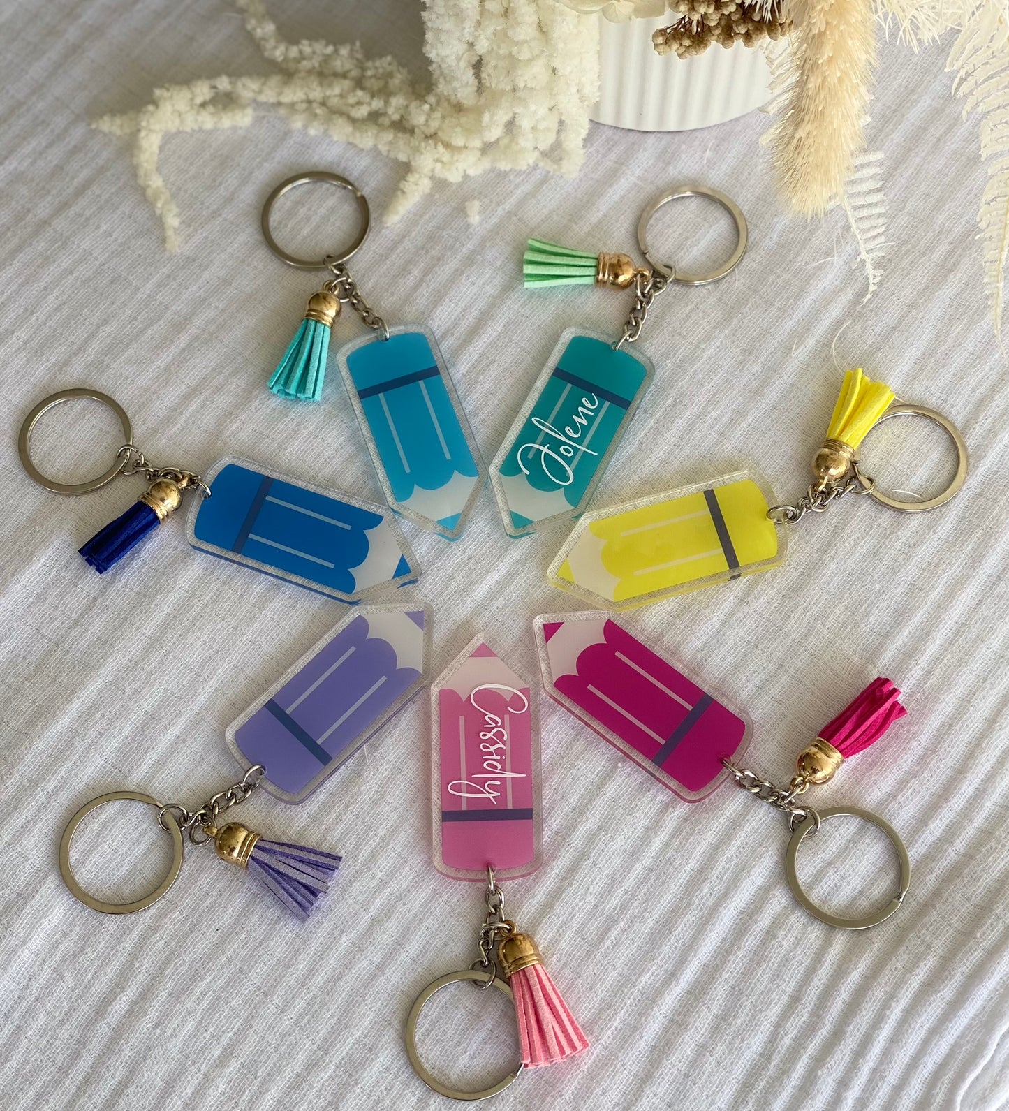 Pencil Keyrings