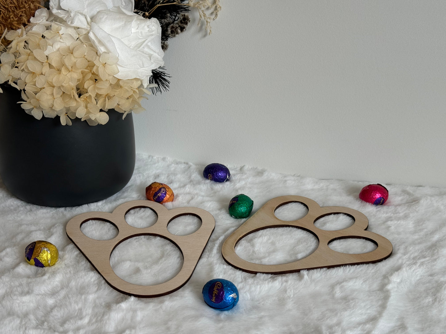 Easter Bunny Footprint Stencils