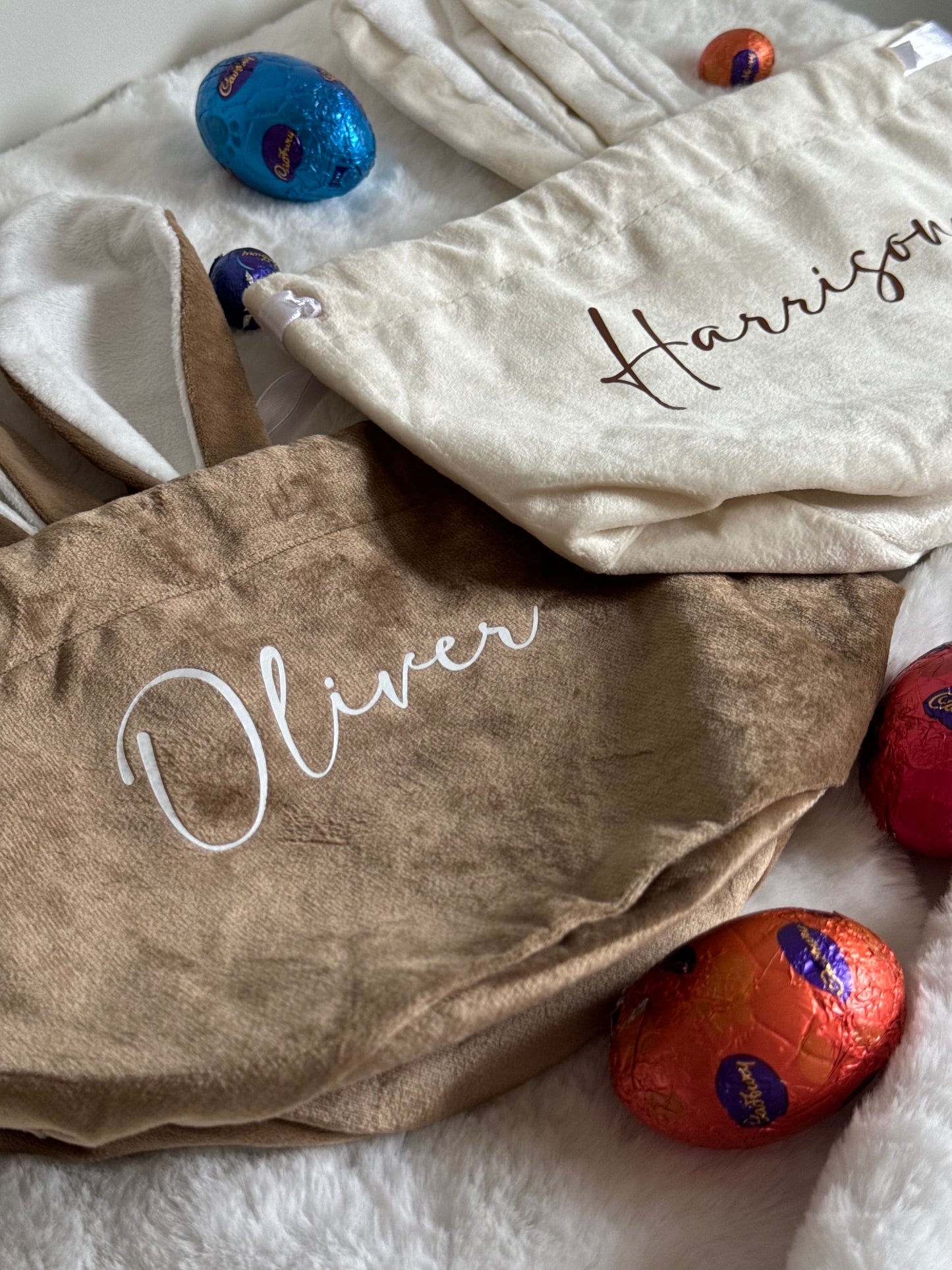Velvet Bunny Bags