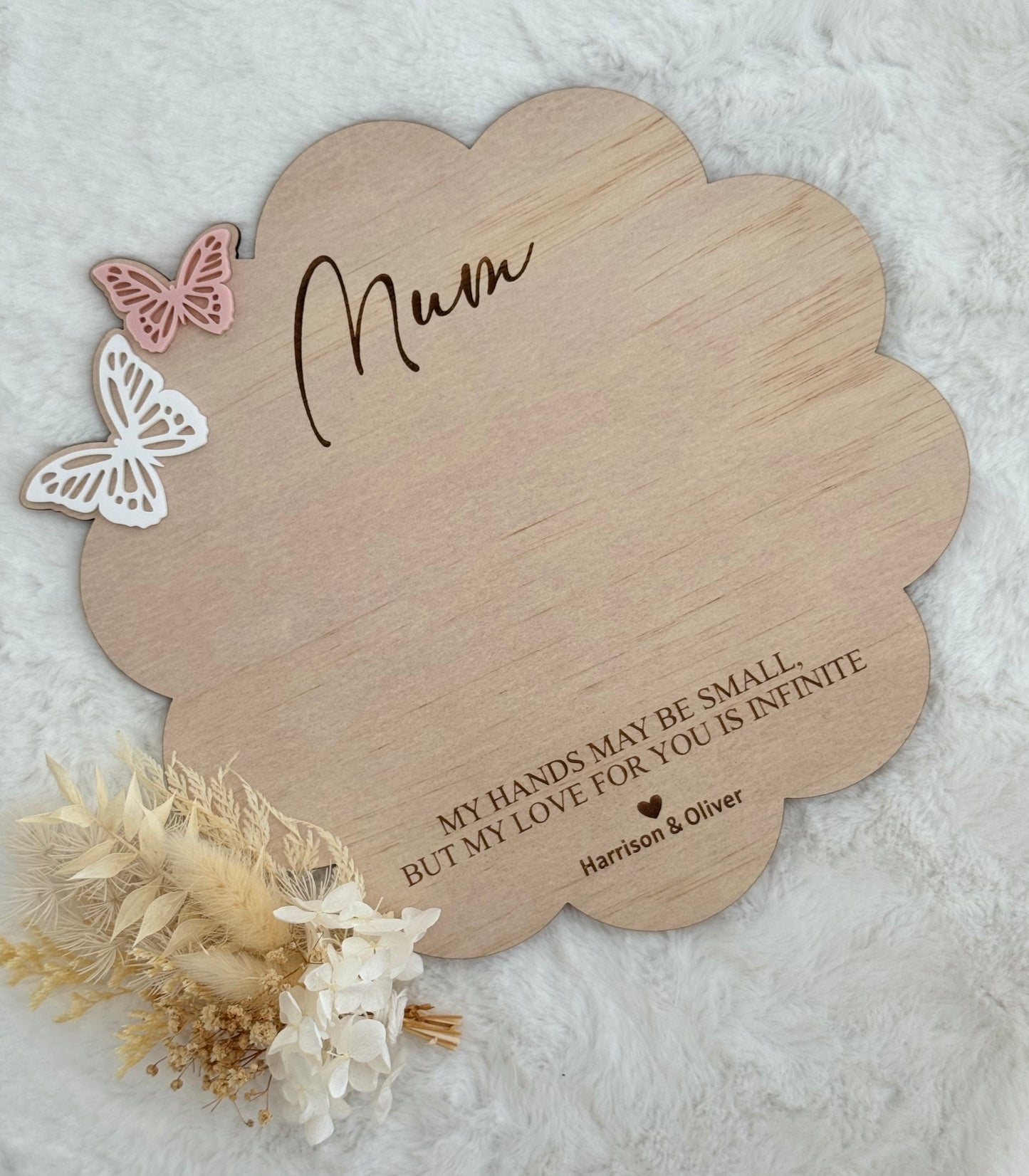 Mother's Day Handprint Plaque
