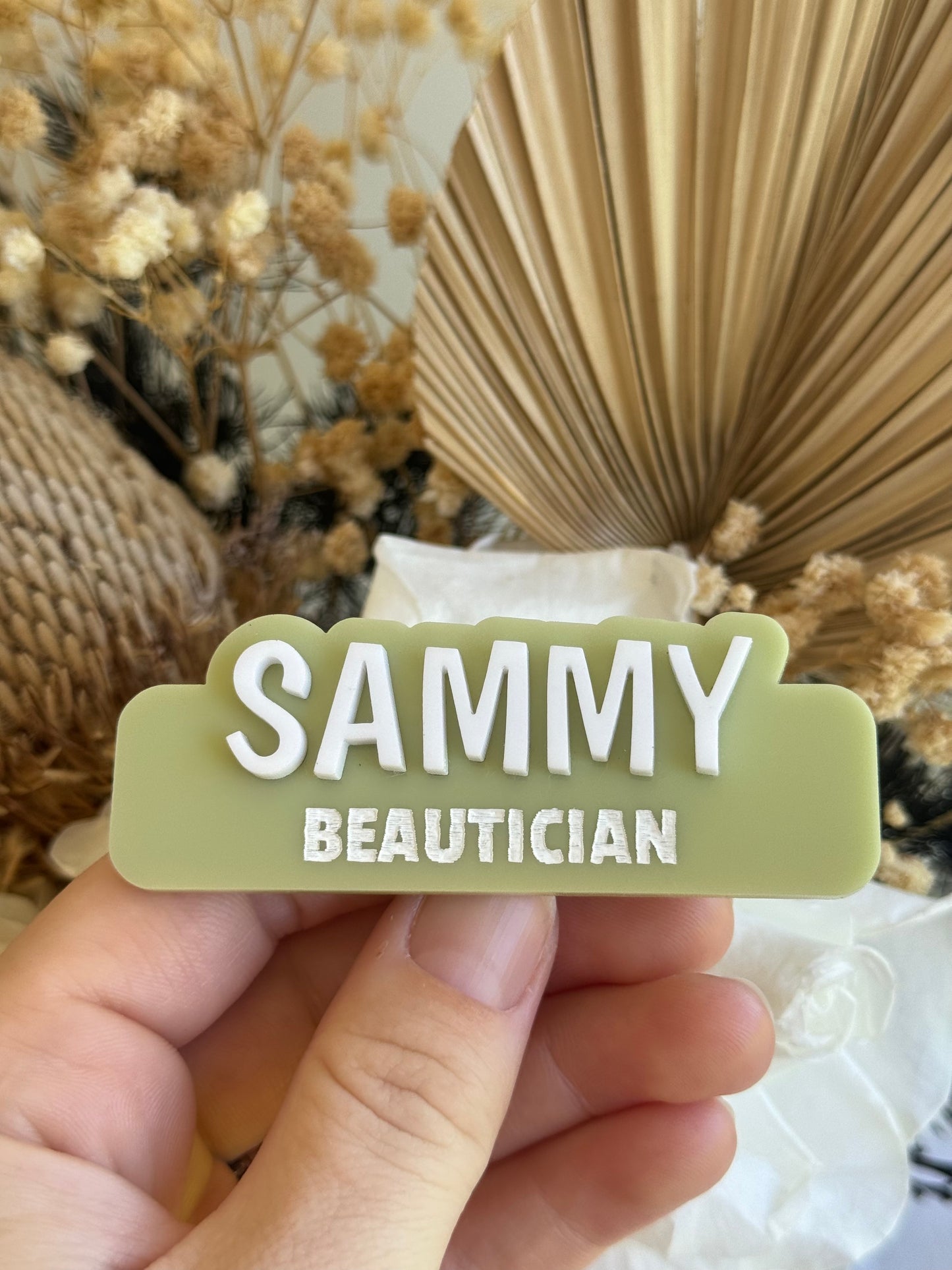 Personalised 3D Badges