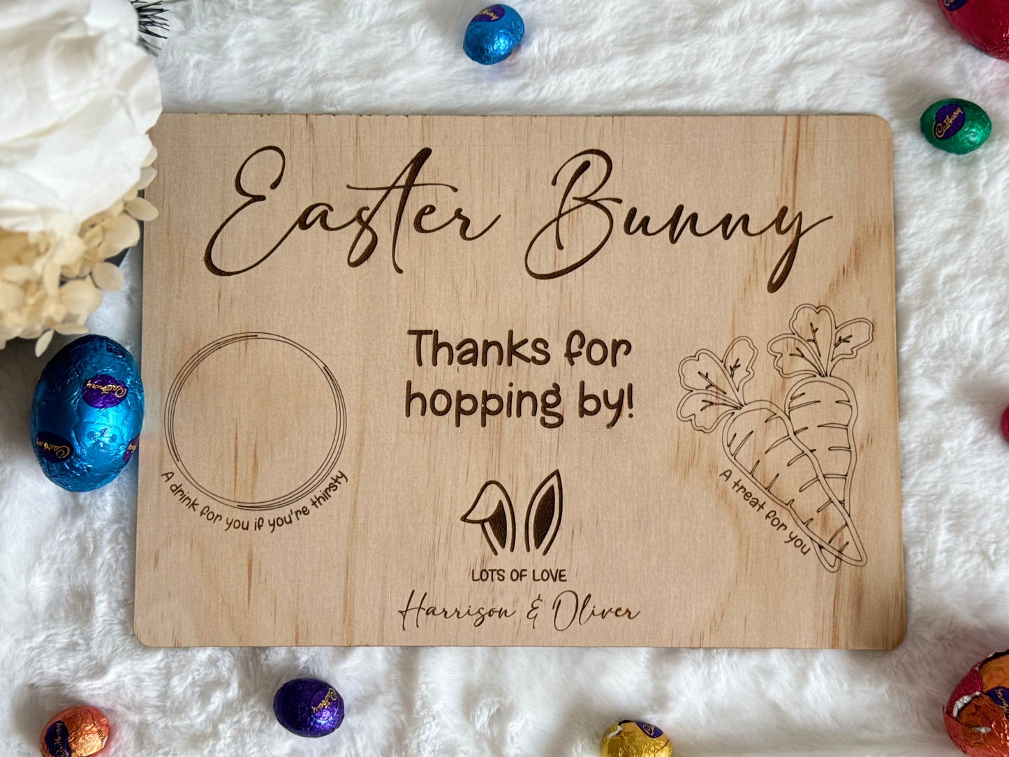 Easter Bunny Treat Board