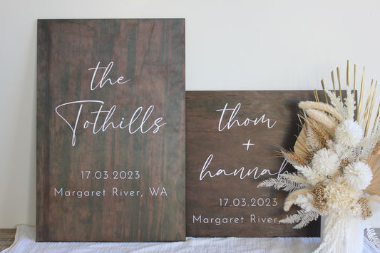 Wedding Signage