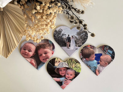 Canvas Photo Magnets - Heart