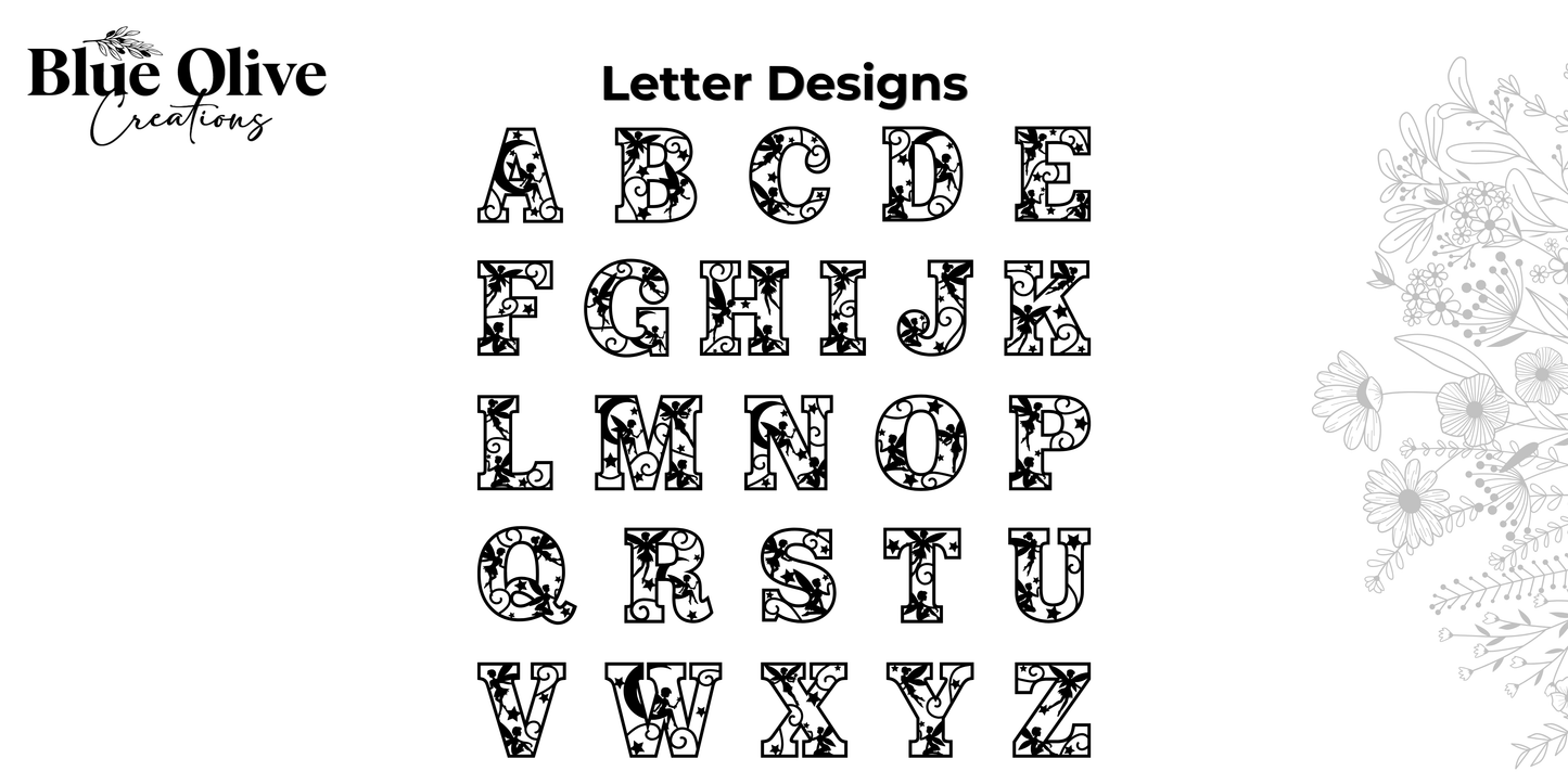 Fairy - Themed Letters