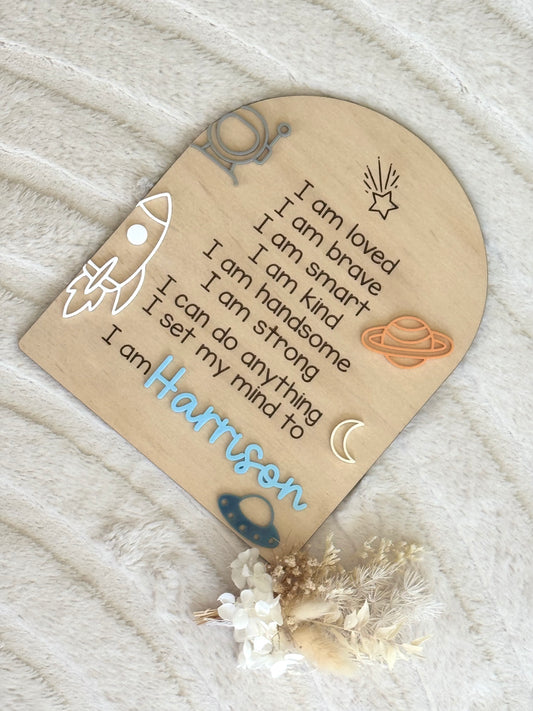 Space Affirmation Board