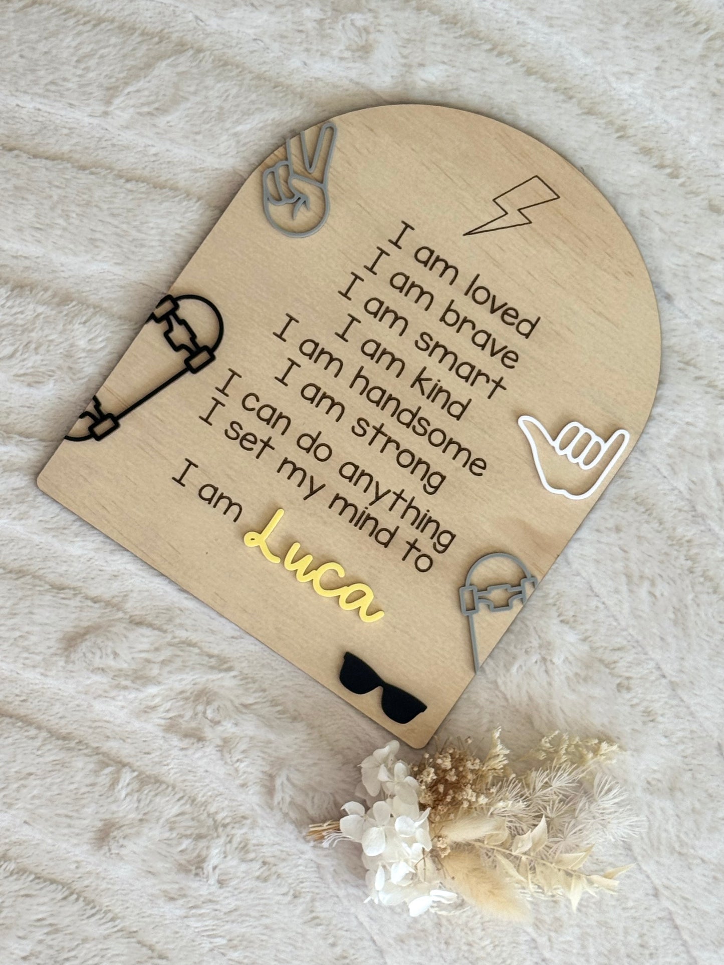 Skater Affirmation Board