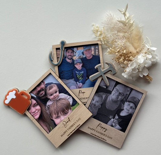 Father's Day Photo Magnets