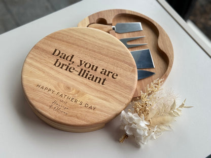 Father's Day Cheeseboard and Knife Set