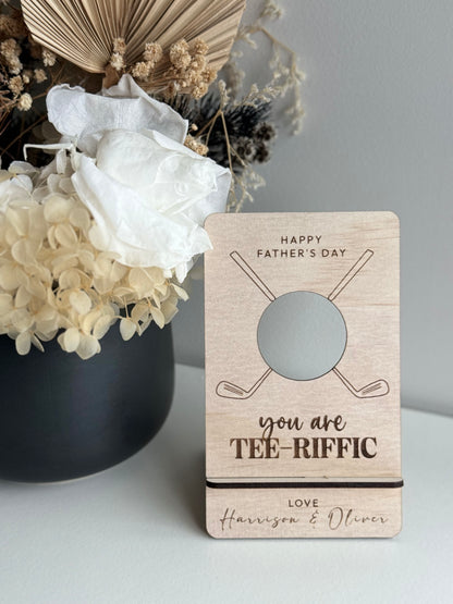 Father's Day Custom Golf Ball with Stand