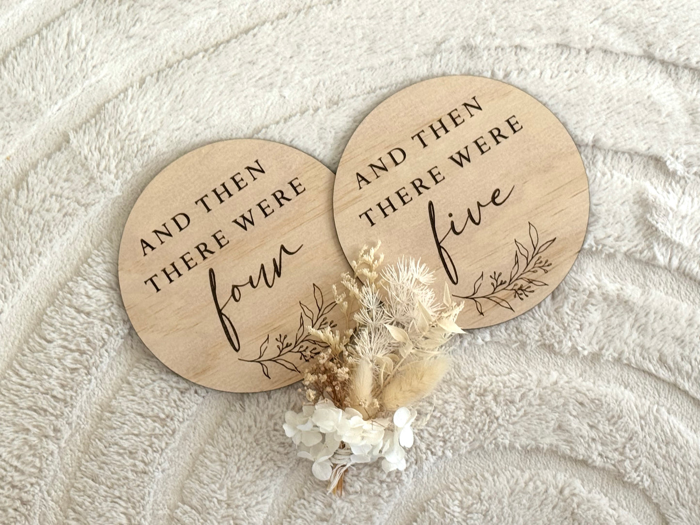 "And Then There Were" Announcement Plaque
