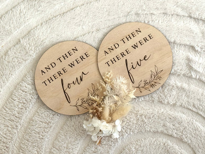 "And Then There Were" Announcement Plaque