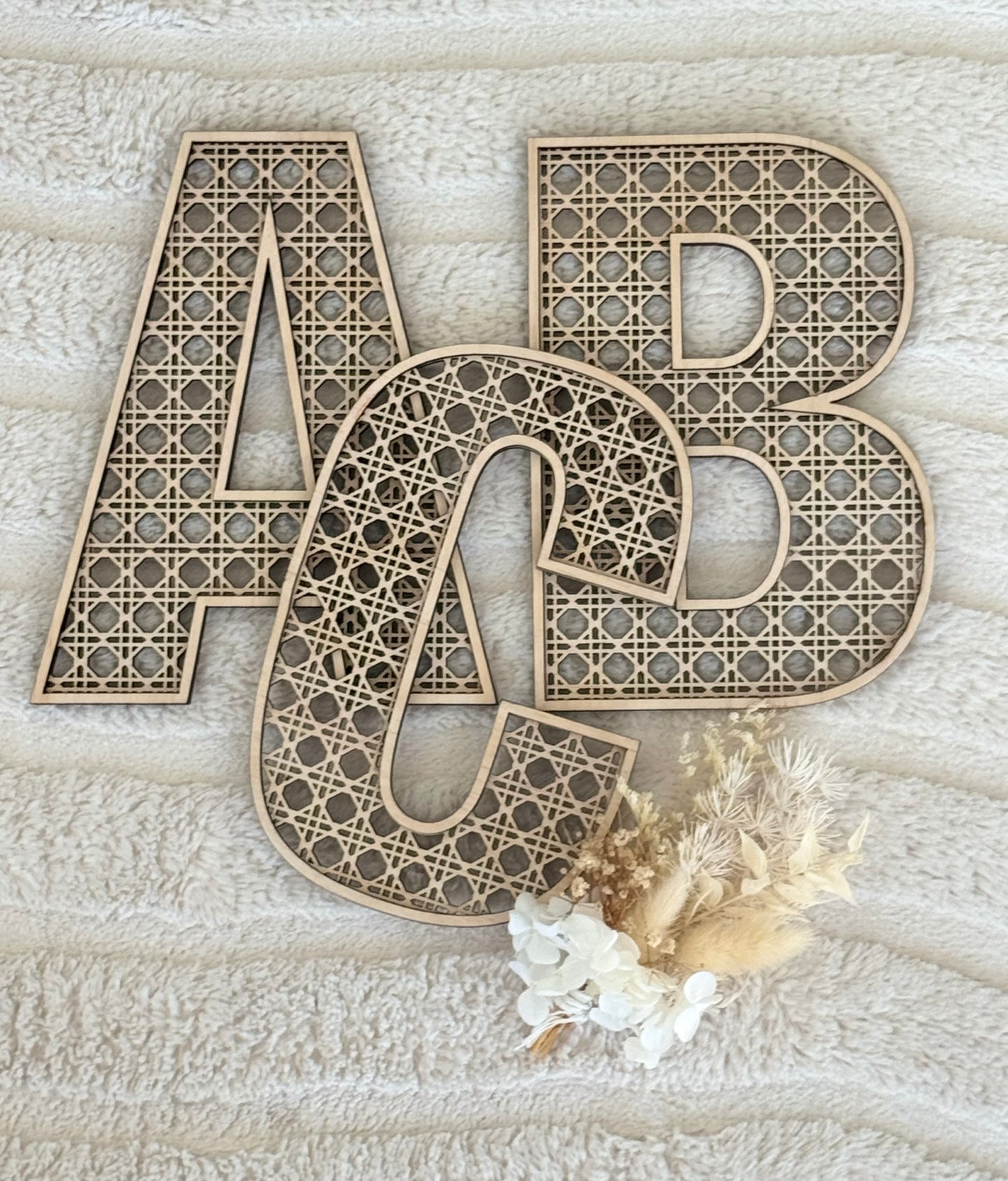 Rattan - Themed Letters