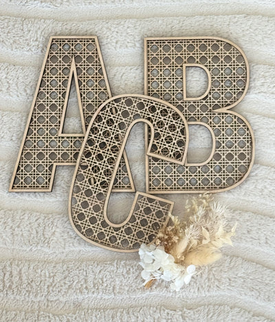 Rattan - Themed Letters