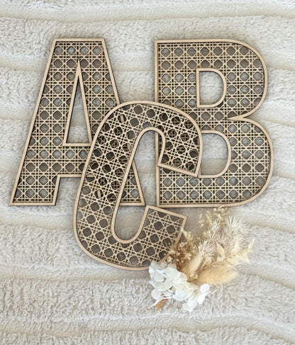Rattan - Themed Letters
