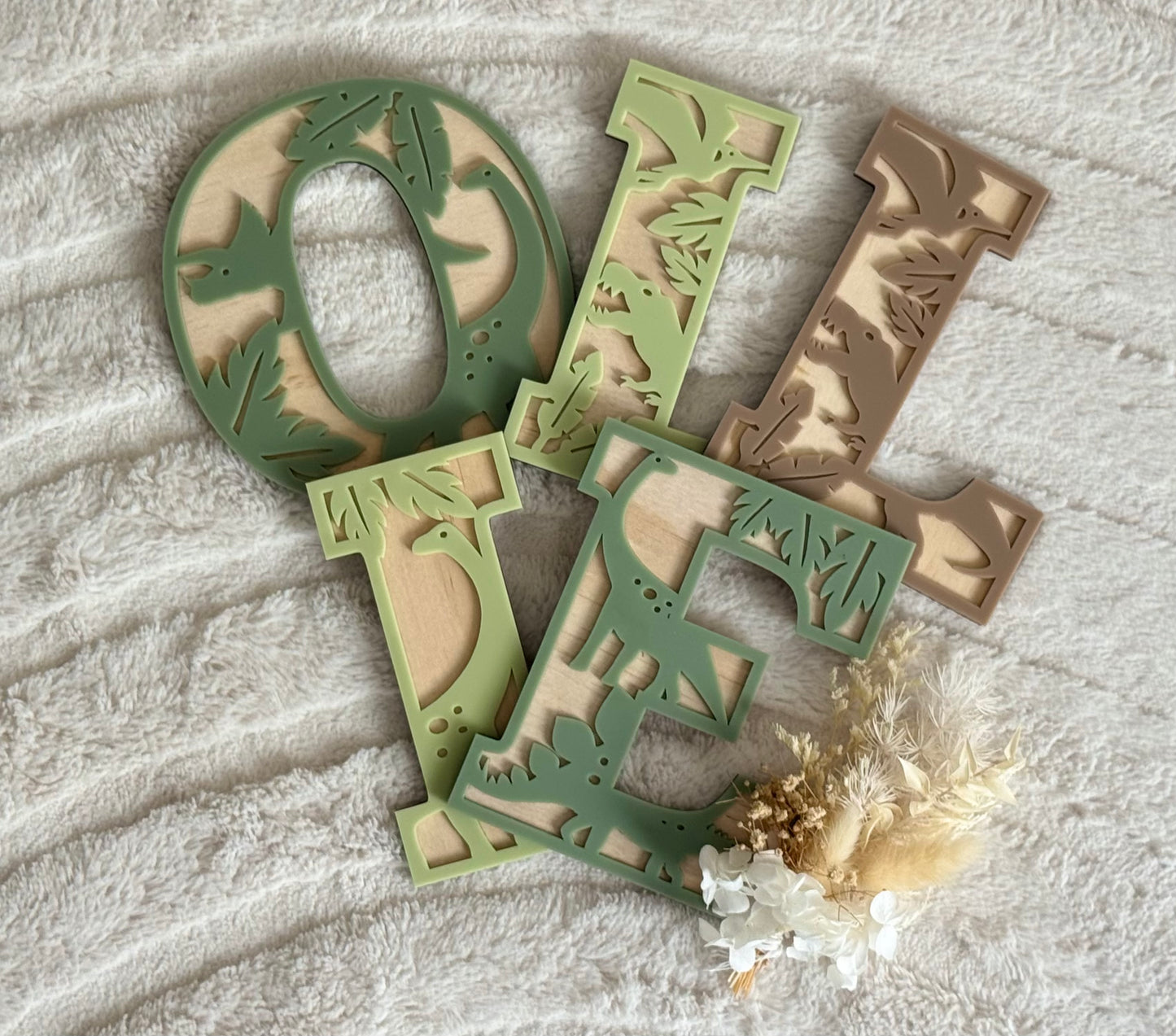 Dinosaur - Themed Letters