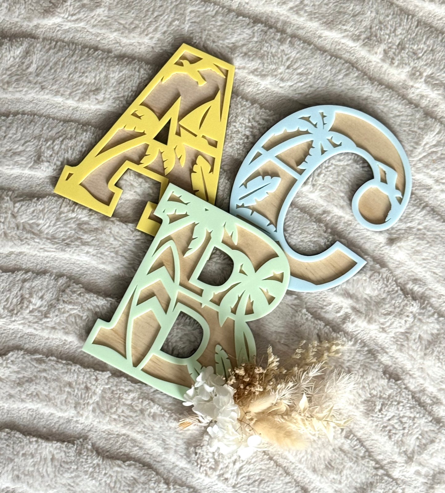 Beach - Themed Letters