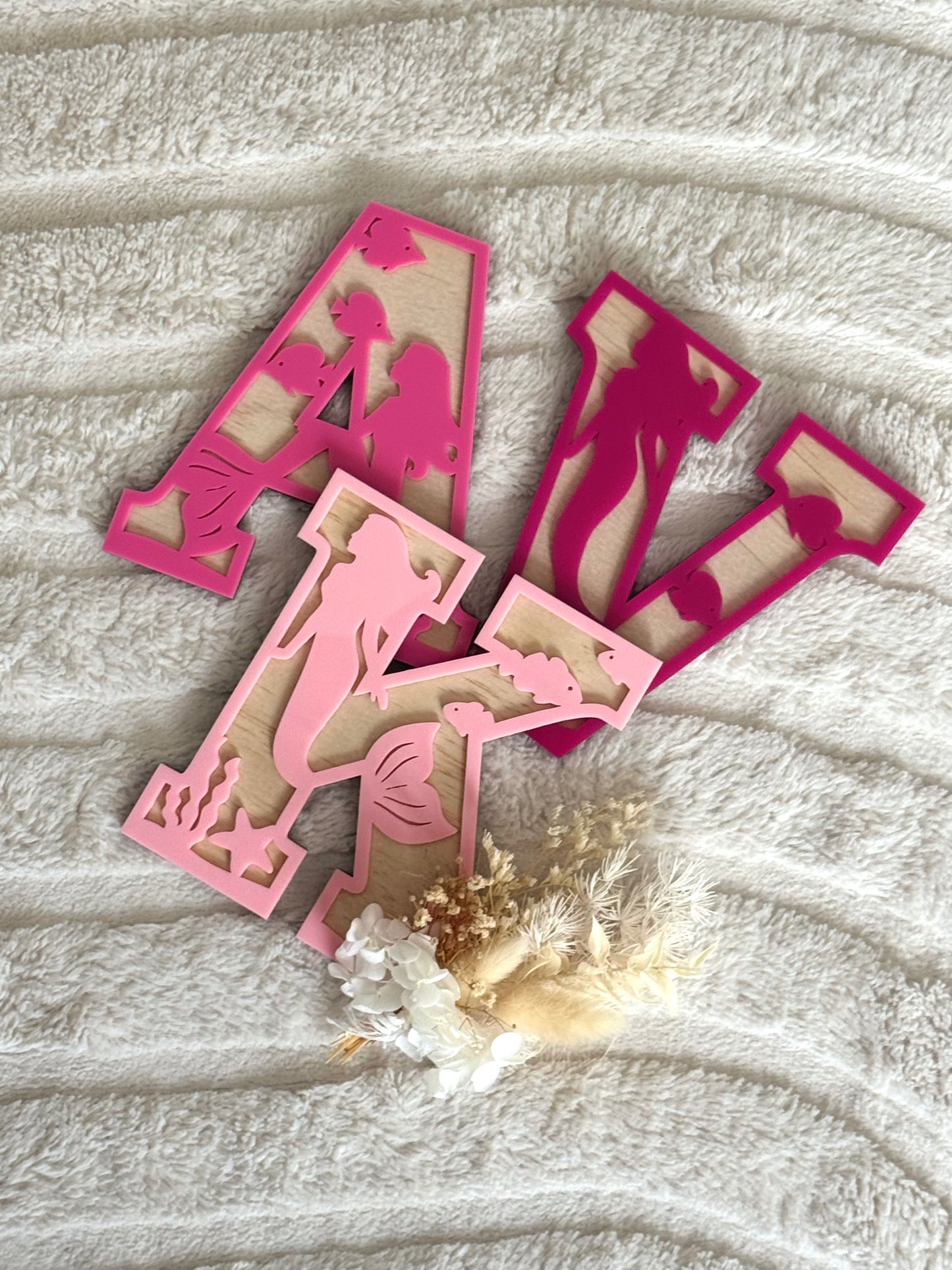 Mermaid - Themed Letters