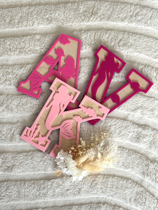 Mermaid - Themed Letters