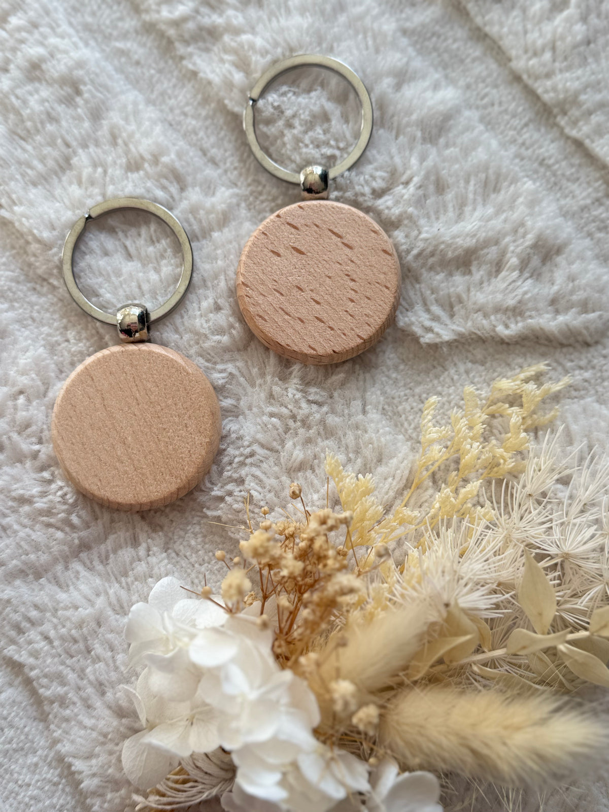 Wooden Artwork Keyring