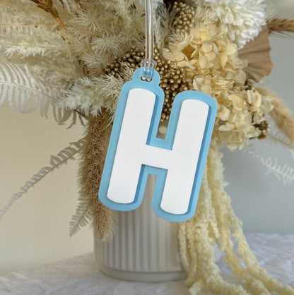 Dual Layer Initial Bag Tag