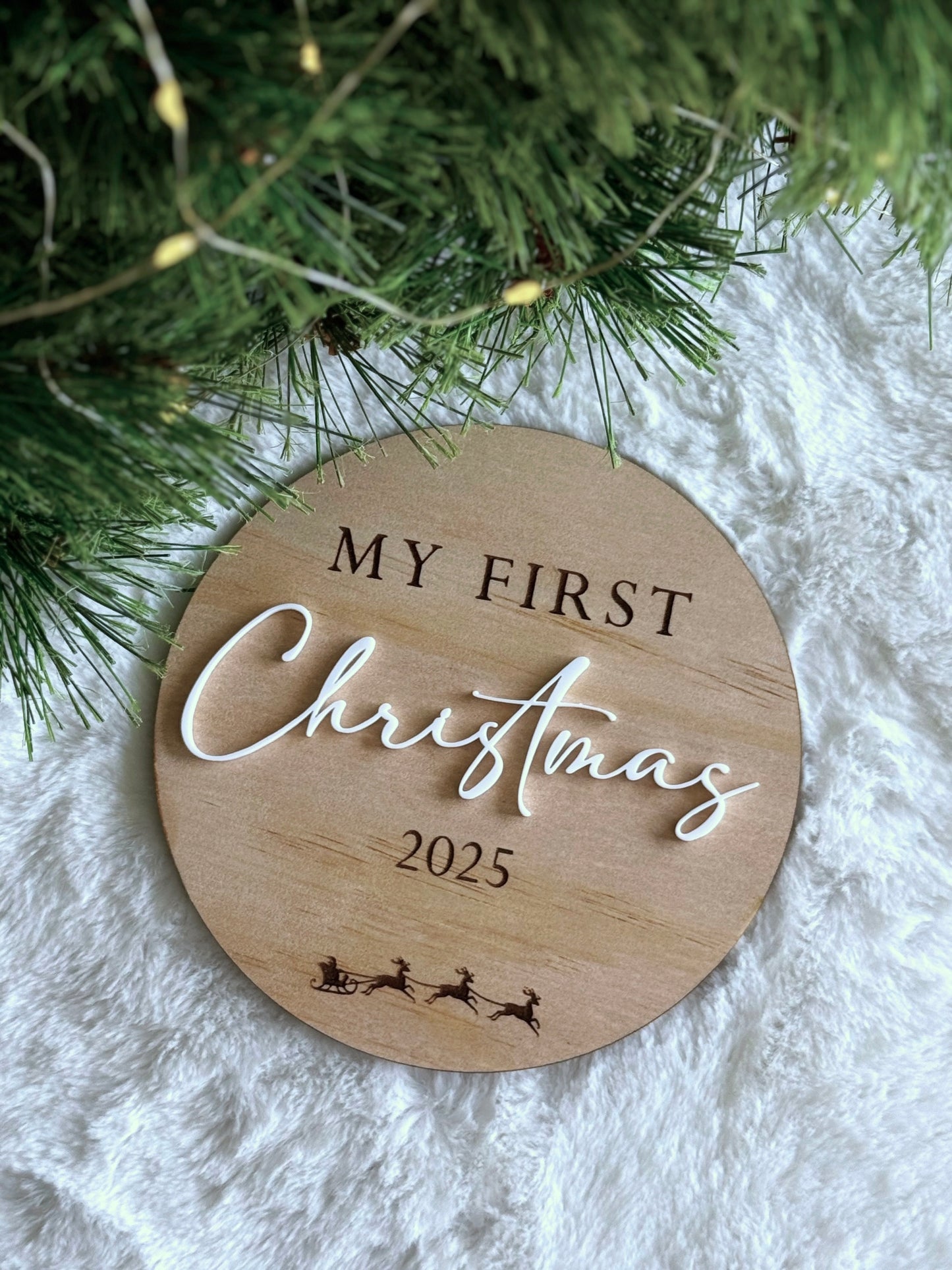 First Christmas Plaque